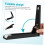 Adjustable Stainless Steel Microwave Wall Mount Shelf Extendable Bracket Heavy Duty Kitchen Easy Installation 2
