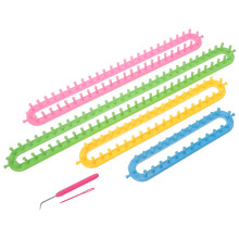 1 Set Scarf Knitting Machine Sock Loom Yarn Cord DIY Loom Rectangle