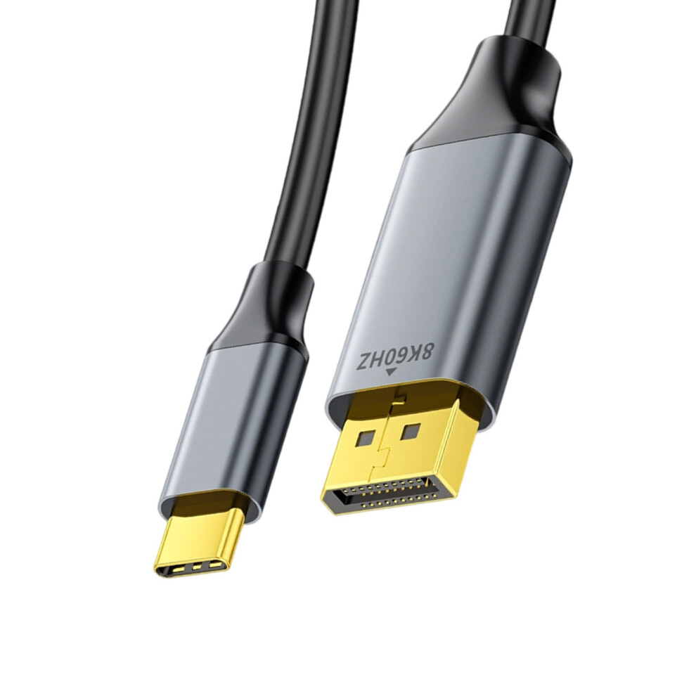 8K@60Hz Unidirectional Transmission Usb C To 1.4 Cable-1M Gold 7709000211623