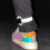 Elastic Cycling Ankle Straps Adjustable Reflective-silver gray 2