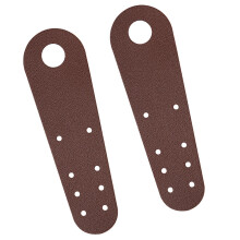 Leather Rollerblading Toe Protective Cover Abrasion-brown