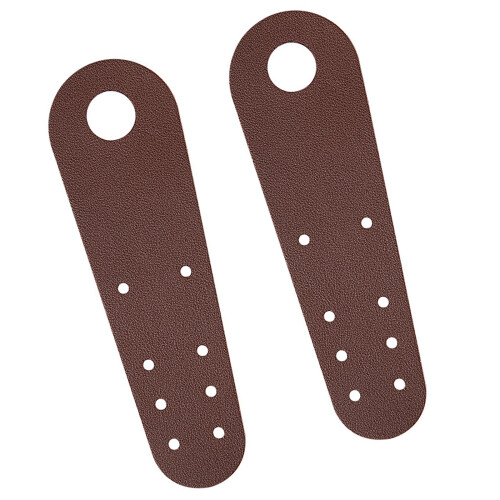 Leather Rollerblading Toe Protective Cover Abrasion-brown