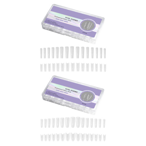 Paperless ABS Nail Forms For Gel Polish Extensions- oval 2