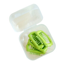 5Pcs Stylish Pet Barrettes Sparkling Dog Hairpins-Yellow Green