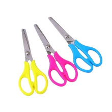 Multifunctional children's scissors, small, handcut, round head, 3 pieces, random color Random color selection 3Pcs
