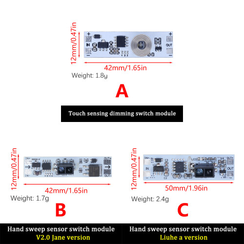 Short Distance Scan Hand Sensors Precisions-Touch sensing model 2