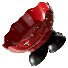 Candy Bowl ABS Construction Large Capacity For Holiday-Red