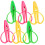 6 pieces stainless steel scissors for cutting fabrics embroidery thread sewing 1
