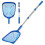 Pool Skimmer Pool Net with 3 Section Pole,Pool Skimmer Net with Fine Mesh Net,Telescopic Pole,Ultra- 1