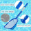 Pool Skimmer Pool Net with 3 Section Pole,Pool Skimmer Net with Fine Mesh Net,Telescopic Pole,Ultra- 4