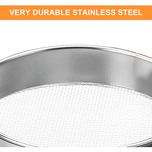Ευρέως εφαρμόσιμο κοσκινιστή, κοσκινιστής εδάφους από ανοξείδωτο χάλυβα για 2