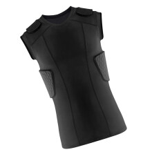 Padded Shirt Protective Gear For Baseball Football Rib Protector Pad Back Protector Basketball Padded Compression Shirt Ref: 8446
