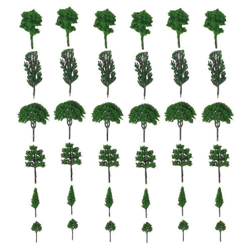 70 Pcs Model Train Sets Small Trees Craft Scenery Pine Trees Trees Model Train Fake Tree