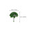 70 Pcs Model Train Sets Small Trees Craft Scenery Pine Trees Trees Model Train Fake Tree 3