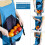 Garden Apron with Pockets Adjustable Quick Release One Size Harvest Apron, blue 3