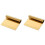 2pcs Bread Scrapers Stainless Steel Pizza Dough Scraper(gold) 1