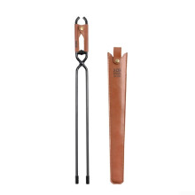 Zange aus Karbonstahl mit Ledergriff fr Camping und Grillen