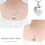 Sentimental Pet Keepsakes Necklace Heart Shape Pendant-Black 7