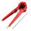 Double Opening Aluminum Nut Sheller Compacts Design-Red set 1