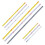 Sticky Backed Measuring Strips 10mm High Adhesion-30 cm yellow 2