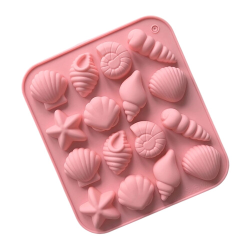 16 Cavity Ocean Theme Silicone Molds For DIY-rice flour