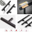 Contemporary Elegance Cabinet Pulls, Stainless Steel Kitchen Drawer Pulls For Locker Doors, Clear And Deep Threads (2pcs) 2