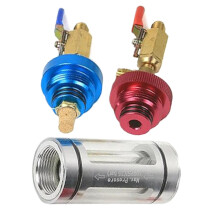 AC Oil Checker Car Air Conditioning Diagnostic Tool Kit with Regulator MultiLayer Filtration