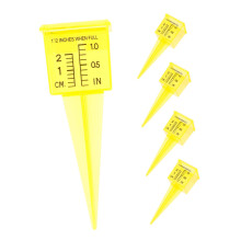 Outdoor Rain Gauge 5Piece Rain Gauge Sprinkler Water Cup Measuring Tool for Garden and Yard