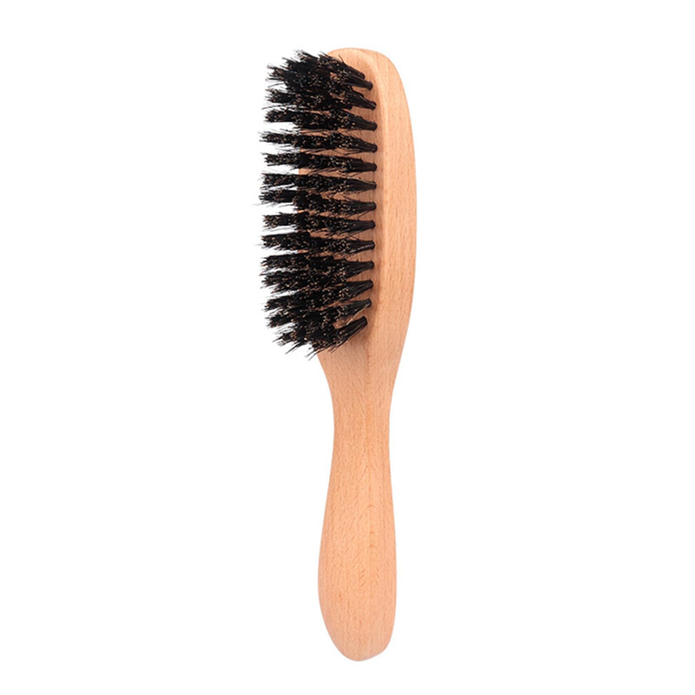 Barber Fade Brush Hair Cutting Neck Duster Cleaning Brush With Wooden Handle Beard Brush Professional Barber Tool
