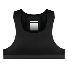 Football Vest for Tracker Fitness Tank Top Workout Breathable GPS Vest Black M