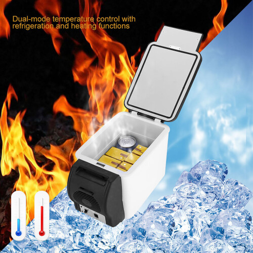 Portable Car Cooler With 12 Volt Refrigerator Function, Earth-Friendly Solution For Large Capacity Storage And Quiet Operation 2