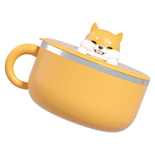 Couvercle d'aération de vapeur en acier du-Bol simple Shiba Inu