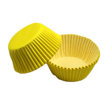 Mini-Backförmchen, leuchtend gelbe Antihaft-Muffinformen, Backpapier für eine ansprechende Dessertpräsentation, Standardgröße für Backen zu