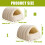 Grotte Portable pour animaux de-Taille moyenne Beige clair 2