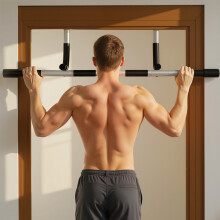 HOMCOM Indoor Fitness Door Horizontal Bar Pull-ups Home Gym Upper Body Workout