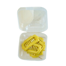 5Pieces Dog Hair Clip Colorful Headwear with Secure-Yellow