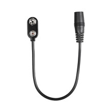 9-V-Batterie-Clip-Konverter-Schnappanschluss, 2,1