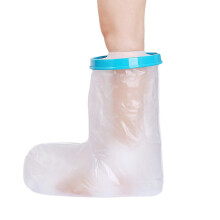 Waterproof Foot Sleeve For Surgical Wounds-Large L adult foot