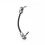 Gitarreneffektpedal-Kabel, flaches Patchkabel, 6