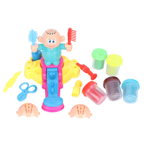 Friseur Knetmasse Spielzeug Set Kinder DIY Ton 1