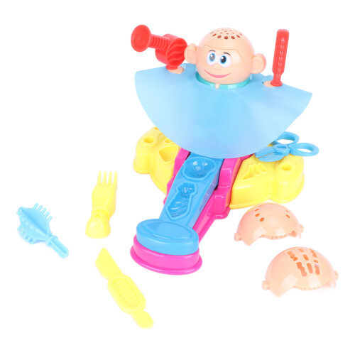 Friseur Knetmasse Spielzeug Set Kinder DIY Ton 2