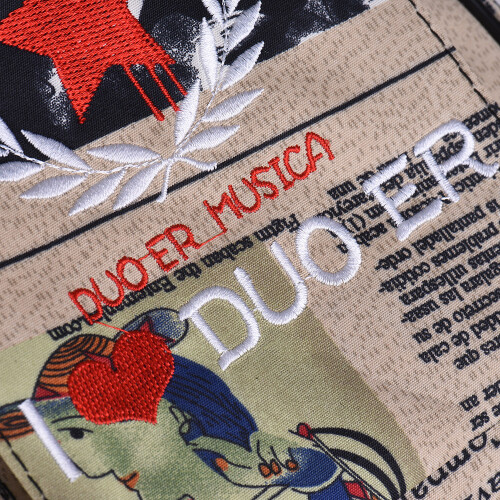 24 ''Ukelele Tasche Fall Papier Muster Oxford 2