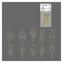 Scrapbook Supplies 20 Pcs Lot HandDrawn Flower Plant Sticker Pack For DIY Paper Scrapbooking Diary Album Decoration Labels