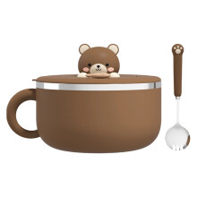 1200ml Quick Noodles Bowl Nonrust-bear Set 304 stainless st