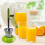 Tall Efficiency Manual Lemon Press 304 Untarnished-orange color 7