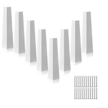 Aluminium corner beads 20.3 cm for efficient renovation of the house, including nails for the tallation.