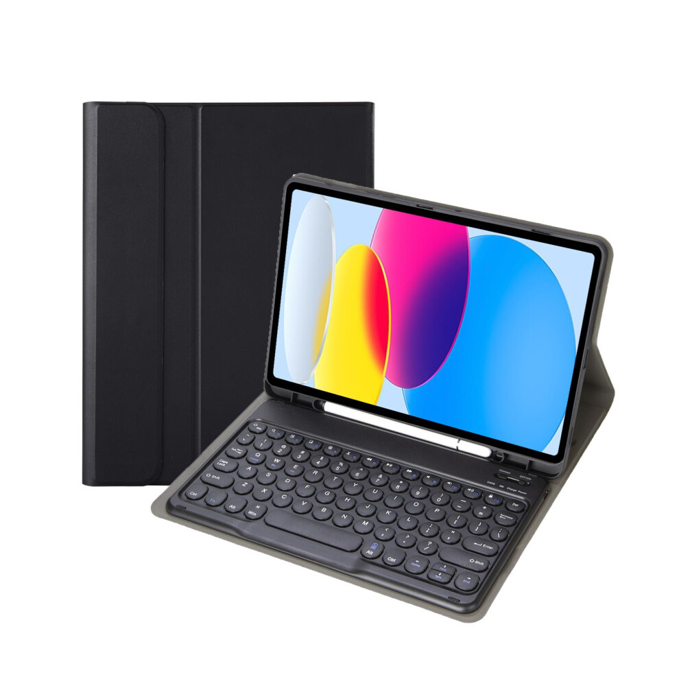 Keyboard Case For Galaxy Tab A9+/Plus 11Inch Smx210/X216b/X218, 2023, Detachable Wireless Keyboard, Pencil, Black 9119770093899