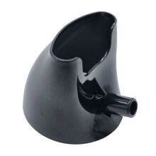 Ingredient Dispenser Flour Funnel For Mixer Spill Proof-Black