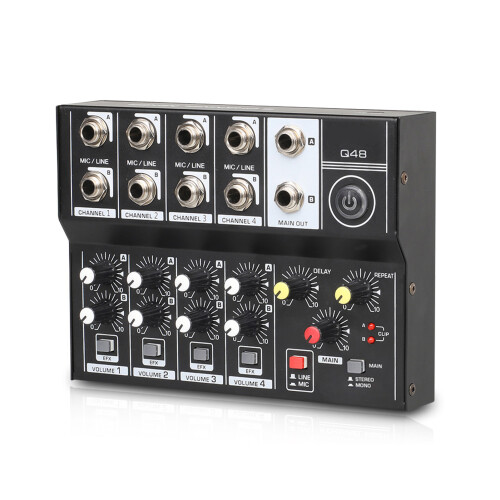 8-Kanal-Multifunktions-USB-Audiomixer Tragbarer