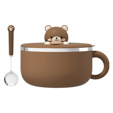 Lunchbox aus rostfreiem Stahl mit-Bärenset aus Edelstahl 304